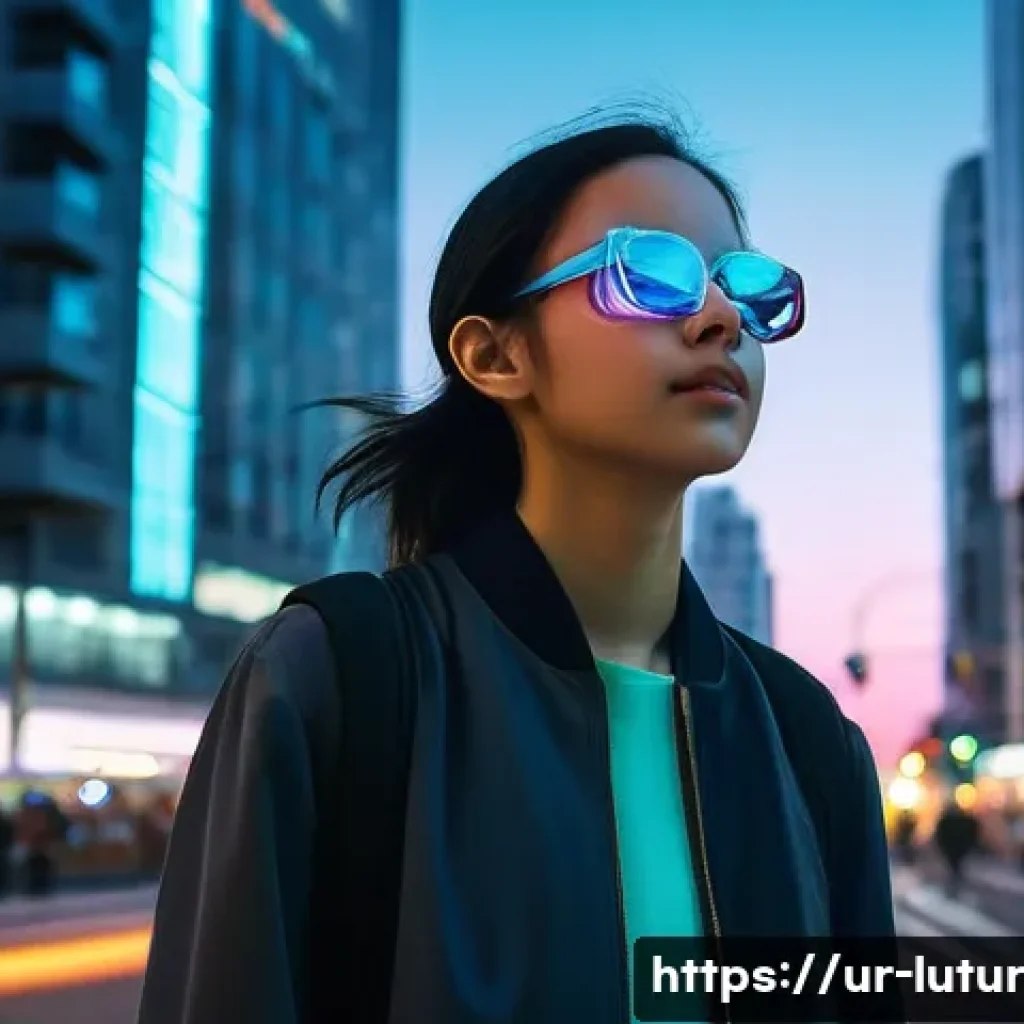 감각 확장 인터페이스의 보안 문제 - **Prompt 1: Sensory Interference and Altered Perception**
    "A young person, around 18-22 years ol...